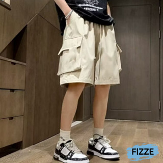 韓版工作褲 男短褲 多口袋短褲 短褲 五分褲 膝上短褲 短褲男 男生短褲 休閒短褲 寬鬆短褲 APQ500【FIZZE】