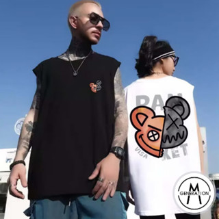 【M世代】M-5XL 無袖背心男 夏季寬鬆 情侶背心 背心男生 坎肩背心 男無袖t恤 運動男生上衣 ATDB1988