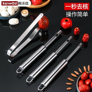 【蝦皮精選】🎀🎀不銹鋼山楂去核器多功能蘋果梨水果取芯工具方便器開紅棗去核神器