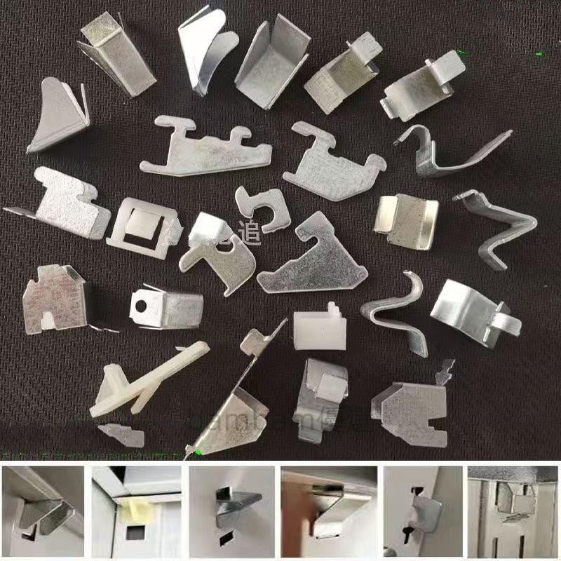 文件柜隔板扣層板拖鐵皮柜塑料卡子保險柜卡扣隔層支架不銹鋼配件 文件柜隔板扣層板拖鐵皮柜塑料卡子保險柜卡扣bambam優選