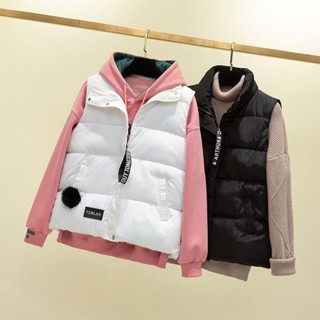 【免運出貨】2024年新款棉馬甲 女春秋韓版羽絨棉服背心 麵包服外搭馬夾秋冬外套
