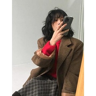 Codibook｜韓國 DAILYJOU 高階羊毛混紡寬鬆西裝外套［預購］夾克 西裝外套 女裝