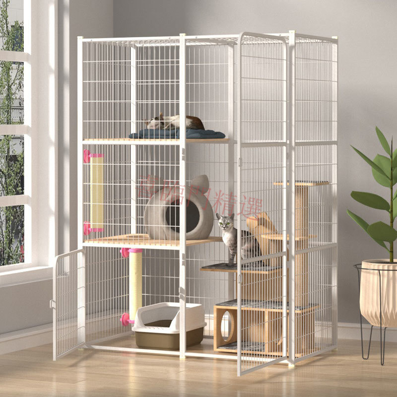 免運🚛貓別墅無底拚接貓籠超大貓城堡 超大貓籠子 貓窩 貓屋 貓籠 貓別墅 貓咪籠子 大貓窩 超大貓窩 寵物籠子 寵物籠