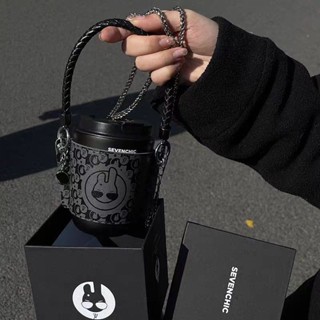隨行杯 咖啡杯 手提咖啡杯 不鏽鋼保溫 提隨身杯 不鏽鋼環女生高顔值小巧隨行316不銹鋼保溫杯手提鏈條方便出行ins