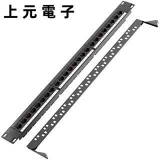 🍃cat6六類 網路配線架 24口免打機櫃網線 48口直通 超五類配線架 含24個模組
