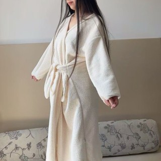 親子大童法蘭絨睡袍兒童長款浴巾浴袍速幹冬季法蘭絨浴袍兒童浴衣【Jsna皇后】
