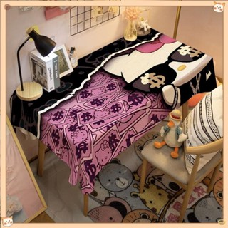 卡通可愛HelloKitty桌布ins少女心裝飾防塵布宿舍臥室學習桌桌墊