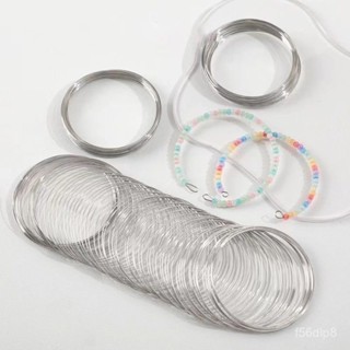 🔥桃園有貨🔥記憶鋼圈鐵絲鋼圈diy手工串珠自製手鐲戒指項圈繞綫材料配件 AYY1