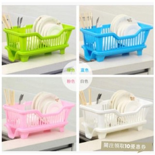 瀝水碗架廠家批髮滴水碗盆收納架廚房多用途塑膠瀝水籃可正麵側麵瀝水碗架 廚房置物架 廚房收納 碗架 碗碟架ABUV