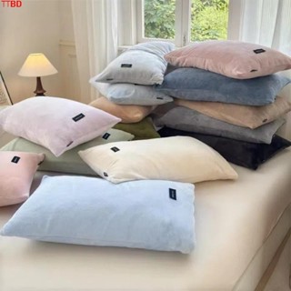 14色純色牛奶絲絨枕套法蘭絨枕套信封枕套48*74cm