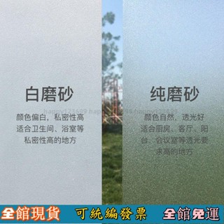 🔥好物優選🔥 自粘玻璃貼紙貼紙透光不透明浴室衛生間辦公室窗戶防走光磨砂貼膜 SQjI