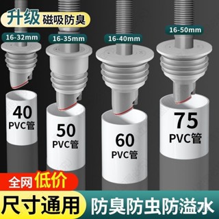 ✨新品低價/免運✨廚房下水管道密封塞洗衣機排水管5075封口蓋矽膠圈防返臭堵口神器 TJD9