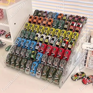 【楓葉精品】玩具車收納合金汽車模型收納盒1:64風火輪多美卡階梯式透明展示架 #fuguixiao