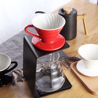【臺灣出貨】V60 咖啡濾杯 滴漏 陶瓷 滴漏杯 咖啡濾杯 手沖 咖啡杯 螺旋式 濾杯 滴漏壺 手沖咖啡器具 陶瓷滴漏杯