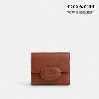 【COACH】ELIZA小號皮夾-SV/紅木色(CT985)｜官方直營