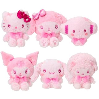 【現貨】小禮堂 【限購】Sanrio 三麗鷗 絨毛玩偶娃娃 (2025櫻系列) Kitty 美樂蒂 piano