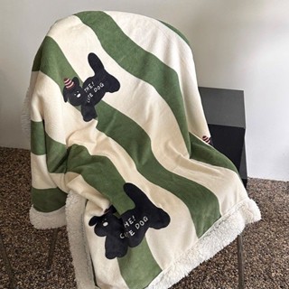 有點東西🧣ins博主風可愛羊羔絨毛毯秋冬保暖珊瑚絨毯學生披肩毯蓋毯休閑毯毛毯 蓋毯 毯子 優質柔軟