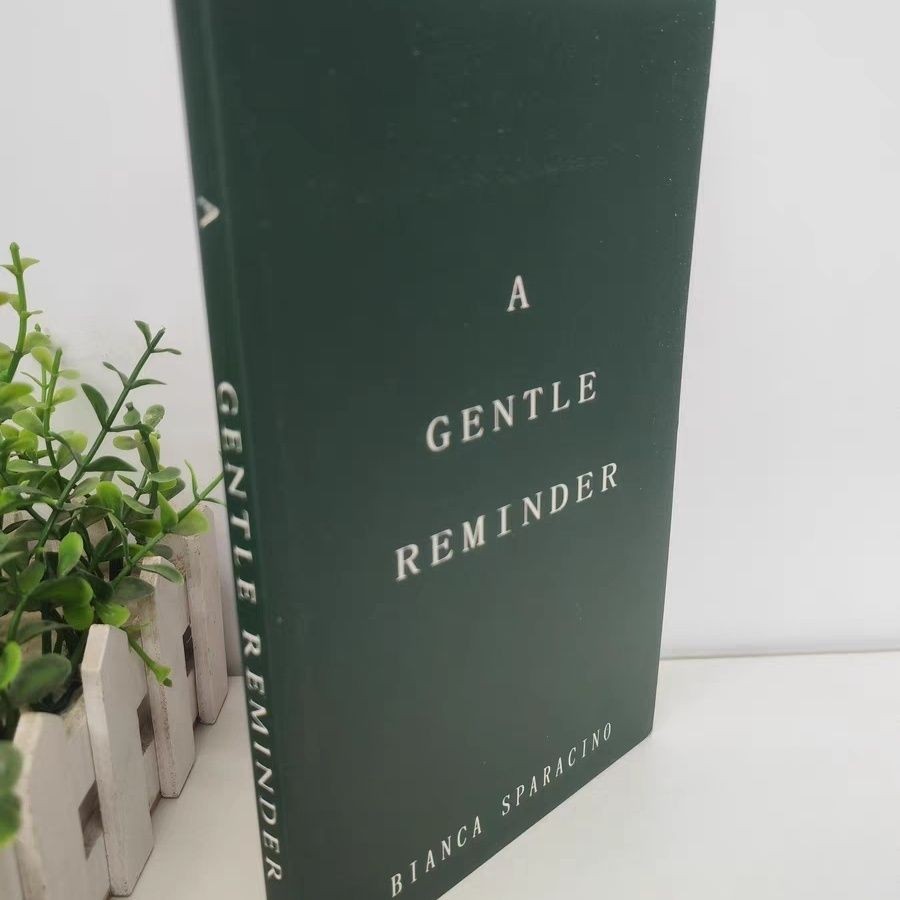 溫柔的提醒 a gentle reminder 英文版 紙質