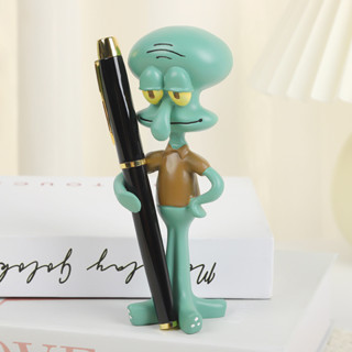 【新品推薦】章魚哥筆託 桌面高顏值創意收納筆架 生日禮物桌面卡通擺件置物架