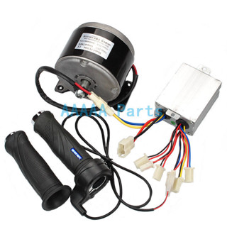 店長推薦 24V250W電機控制器轉把套件小海豚電動電瓶滑板車自行車改裝