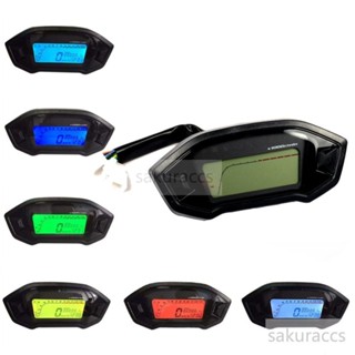 12V機車 LCD 數字指示器車速表適用於本田 Grom 125 MSX125 防水裡程表 改裝數字LCD液晶儀表M3小