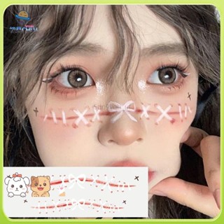 🎉免運新品🎉萬聖節小惡魔修女暗黑妝容紋身貼 兒童卡通臉部可愛南瓜幽靈骷髏頭 萬聖節貼紙 裝扮 裝飾 萬聖節裝扮
