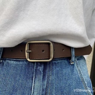 【臺灣熱銷】皮帶 腰帶 針扣皮帶男韓版ins牛仔褲腰帶潮流年輕男女通用複古簡約百搭褲帶