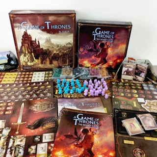lwj熱賣 桌遊策略桌遊 Thrones 冰與火之歌 權利之戰遊戲中文版 版圖版 龍之母