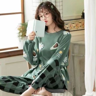 ✨睡衣女✨長袖長褲✨可愛甜美✨女睡衣✨加大碼家居服✨秋冬睡衣✨長袖睡衣✨居家服✨韓版睡衣✨寬鬆睡衣✨兩件套長袖長褲