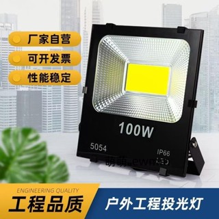 戶外工程投光燈 5054 足瓦LED泛光燈 led投射燈 投光燈 戶外防水燈 100W 防水照樹投射燈 萌萌🎀ewmm