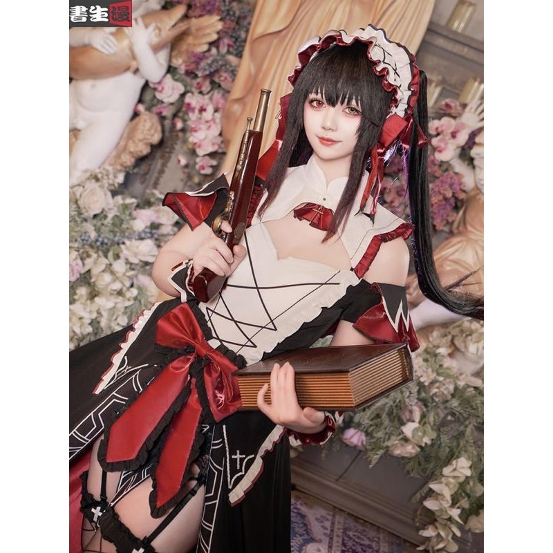 漫迷爆款💥 約會大作戰 時崎狂三 囁告篇帙 約戰 狂三cosplay服裝|cos約會大作戰