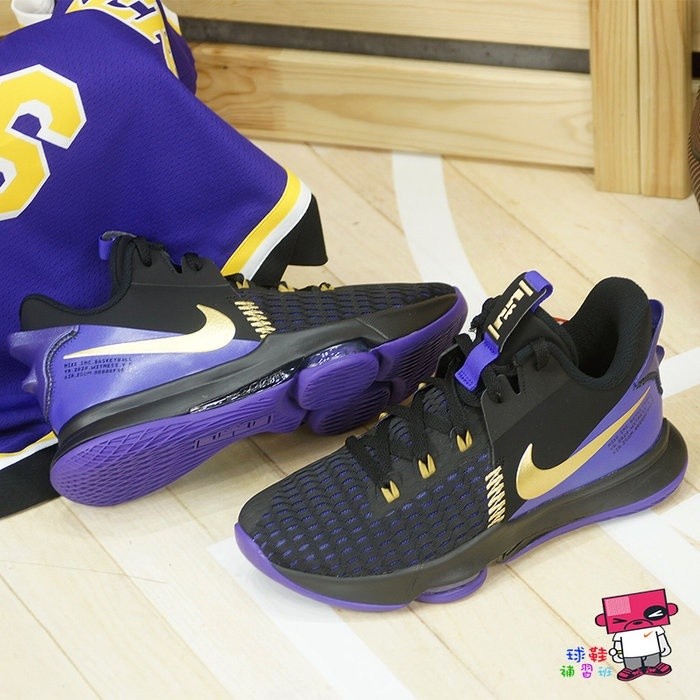 球球 NIKE LEBRON WITNESS V 5 EP 黑紫 湖人 詹姆斯 XDR 耐磨 CQ9381-001