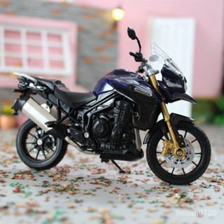 威利WELLY 1:18凱旋虎 摩託車模型 TigerExplorer 模擬閤金機車 模型 重機模型 摩託車模型 跑車
