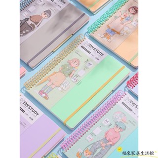 【臺灣免運】線圈筆記本子記事本ins風簡約精緻b5線圈本16k活頁高中女生款加厚考研加大號超厚日記本子筆記本記事本