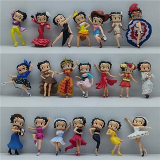 正版散貨 美式複古 Betty boop 貝蒂 時尚造型公仔 收藏擺件 公仔模型 手辦模型 公仔手辦 公仔 手辦 鵰塑