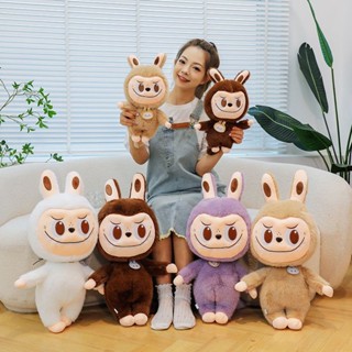 labubu 抱枕 拉布布抱枕 可愛 泡泡瑪特 玩偶 毛絨玩具 卡通 拉布布公仔 睡覺抱枕 布娃娃 禮物