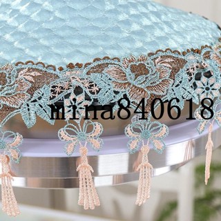 布藝罩🎀 【新品】特價隱形風扇罩燈扇一體套家用防塵罩圓形遮蓋布吊扇燈罩