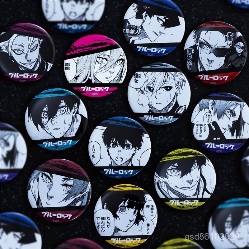 小紅書優選！ 藍色監獄藍鎖韆切豹馬潔世一糸師凜凪誠士郎動漫週邊A3徽章吧唧