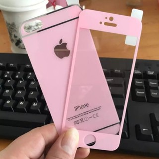 熒幕保護貼 iPhone5/5S/5SE玻璃膜5c高畫質防爆抗藍光全屏手機鋼化保護膜按鍵貼