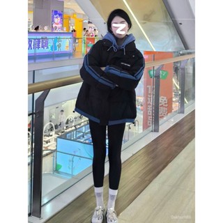 大毛領羽絨外套 內刷毛外套 連帽羽絨棉服女冬季大碼厚款美式複古保暖棉衣外套防寒寬鬆棉襖潮 棉襖 冬天滑雪服1120 JH