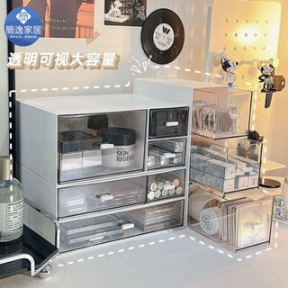 🚀臺灣出貨🚀【全網最低價】桌面收納盒 ins風高顏值辦公室抽屜式化妝品整理置物架 學生書桌文具 手帳膠帶雜物整理盒置