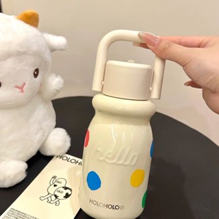 良厝美學 |holoholo小奶杯子新款隨行2024保溫杯便攜不銹鋼水杯保溫瓶 保溫杯 保冷杯 隨行保溫瓶 水壺 水瓶