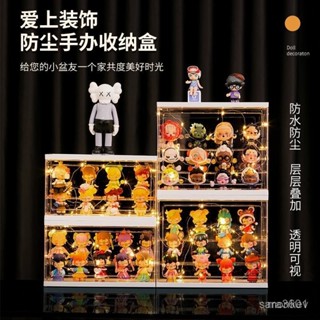 高透明手辦展示櫃 樂高展示盒積木收納壓剋力展示盒 高底座展示盒 防塵罩 亞剋力模型盒 公仔手辦收納櫃 樂高收納展示櫃 T