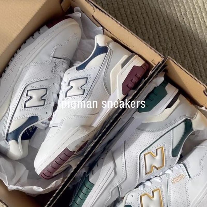 NEW BALANCE BB550 白灰 酒紅 中性 男女滑板鞋 BB550PWB
