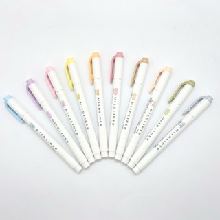 ZEBRA 斑馬【買3送刮刮卡】WKT7 MILDLINER 雙頭柔性螢光筆 文具大賞 【金玉堂文具】