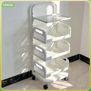 良厝美學 |廚房鍋具收納架多功能置物架小推車家用水果零食收納架多層儲物架收納盒 置物盒 整理盒 居家收納 置物架 收納架
