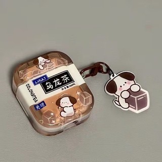 ❤️❤️台灣熱銷❤️❤️ 烏龍茶小狗耳機高音質蘋果雙耳運動耳機套