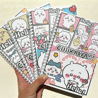 臺灣出貨 🎀吉伊卡哇筆記本子ins高顏值學生可愛加厚簡約橫線記事本a5線圈本