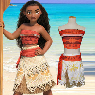 免運 Moana 海洋奇緣 cos服 莫阿娜 莫娜 成人兒童 cosplay 公主演出服裝 角色扮演 動漫 二次元