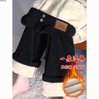 加絨加厚女褲👖 加絨闊腿褲女冬季2024新款休閑直筒燈芯絨褲子抗寒羊羔絨女褲加厚